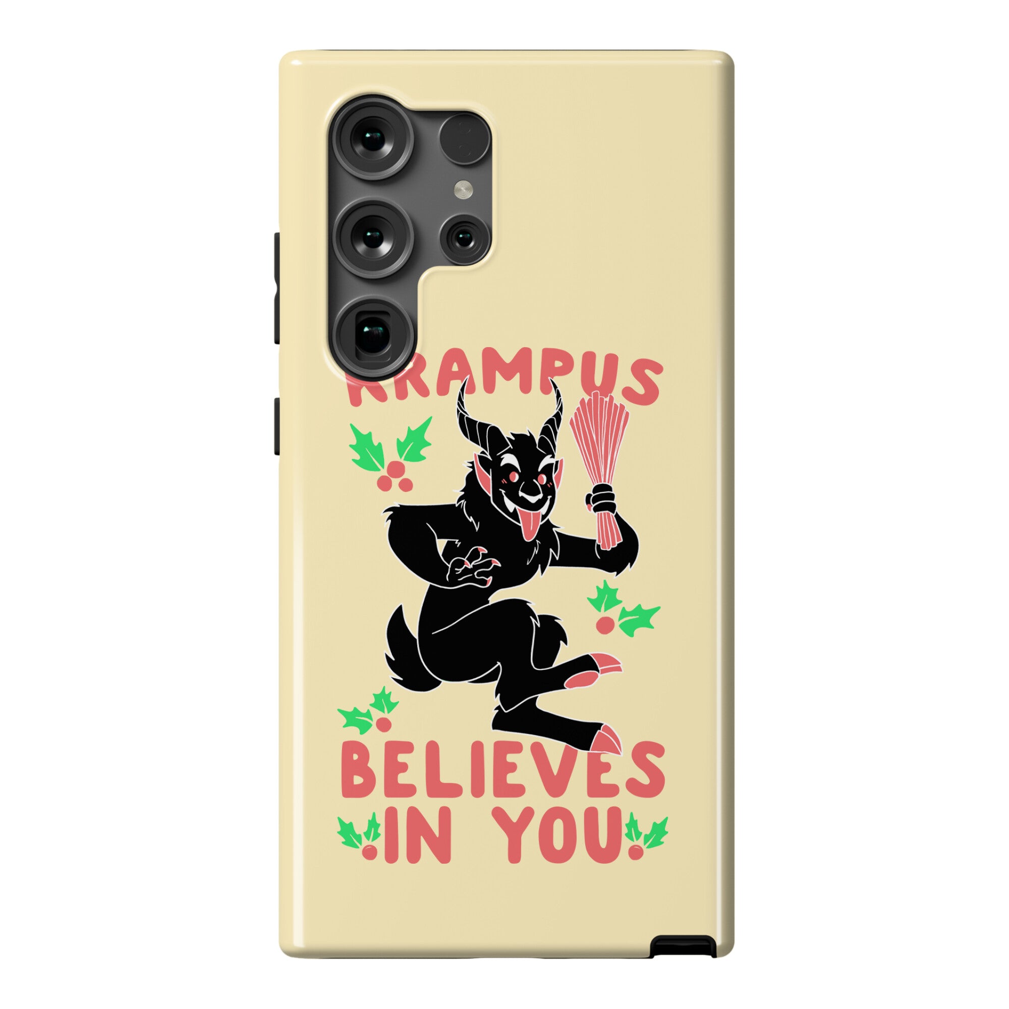 Krampus Believes in You Phone Case